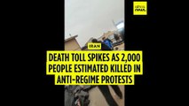 Death toll from Iran protests spikes to at least 2,000, activists estimate