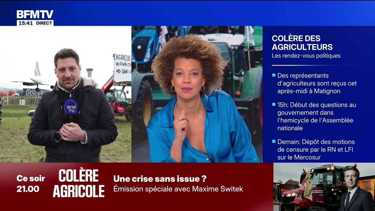 "Laissez-nous bosser": une action en cours à l'aéroport de Roissy-Charles-de-Gaulle
