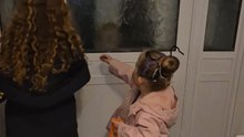 Joyous surprise unfolds as Dad returns home unexpectedly on Halloween