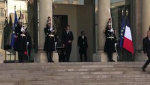 Macron recibe a Felipe VI en el Elíseo