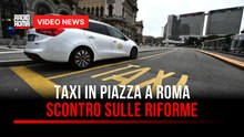 Taxi in piazza a Roma, scontro sulle riforme