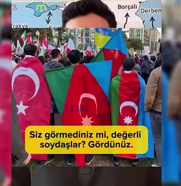 Güney Azerbaycan Türklerinden net mesaj: Ne İsrail ne İran tarafımız Ankara-Bakü-Tebriz hattıdır!