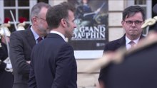 Macron recibe al Rey Felipe en el Palacio de Versalles