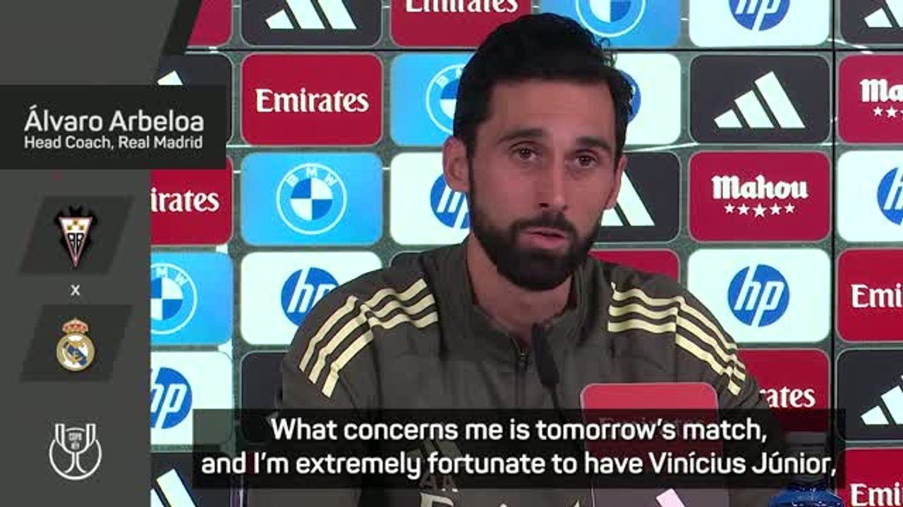 Arbeloa backs Vinicius Jr to deliver for Real Madrid