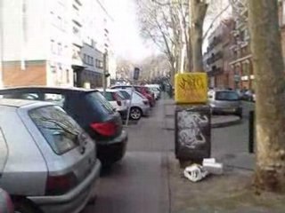 Toulouse stationnement sur piste cyclable