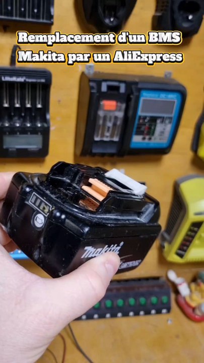 Remplacement d'un BMS d'une batterie Makita
