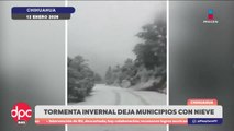 Segunda nevada cubre municipios de Chihuahua | DPC con Paola Rojas