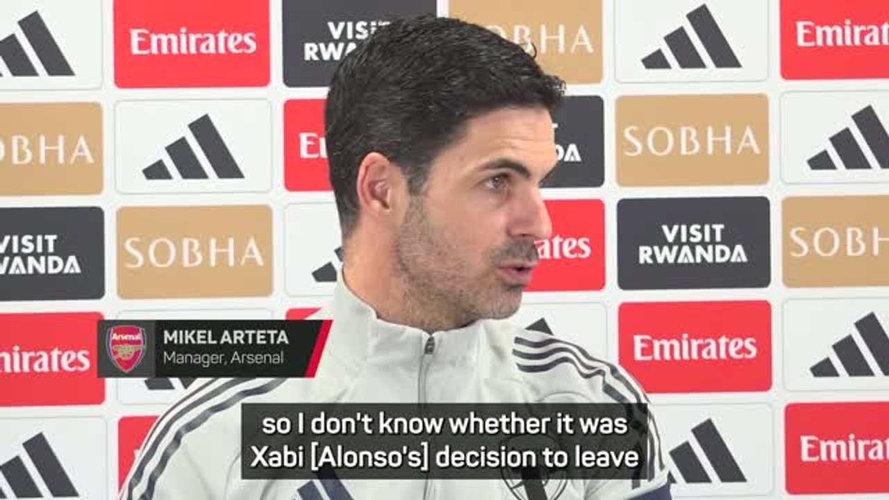 Arteta backs Alonso to succeed elsewhere after Real Madrid exit