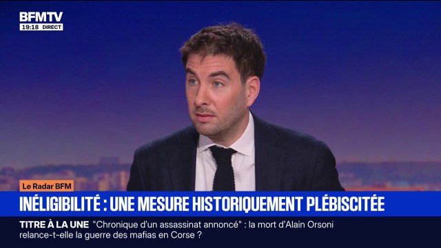 LE RADAR BFM - De l'affaire Cahuzac au procès en appel De Marine Le Pen: la peine d'inéligibilité, une mesure historiquement plébiscitée
