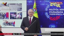 Vpdte. Sec. Diosdado Cabello ofrece balance de la lucha contra la delincuencia y el narcotráfico