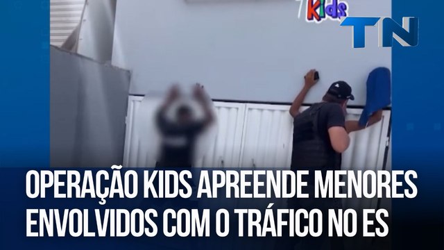 Operação Kids apreende menores envolvidos com o tráfico no ES