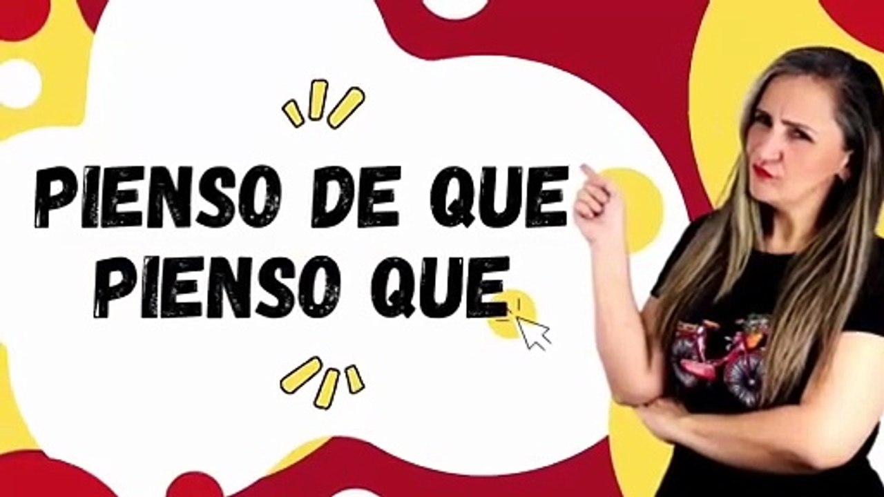 PIENSO QUE... O PIENSO DE QUE - queísmo y dequeísmo - edutuber