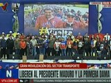 Sector transporte exige la liberación del Presidente Maduro y la Primera Dama Cilia Flores