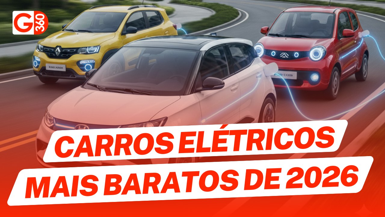 OS 3 CARROS ELÉTRICOS MAIS BARATOS do BRASIL de 2026: ainda valem a pena?