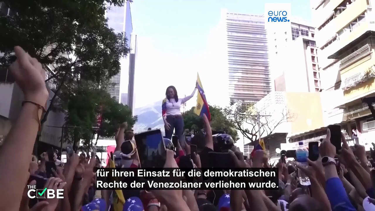 Kann Machado ihren Friedensnobelpreis mit Trump 'teilen'?