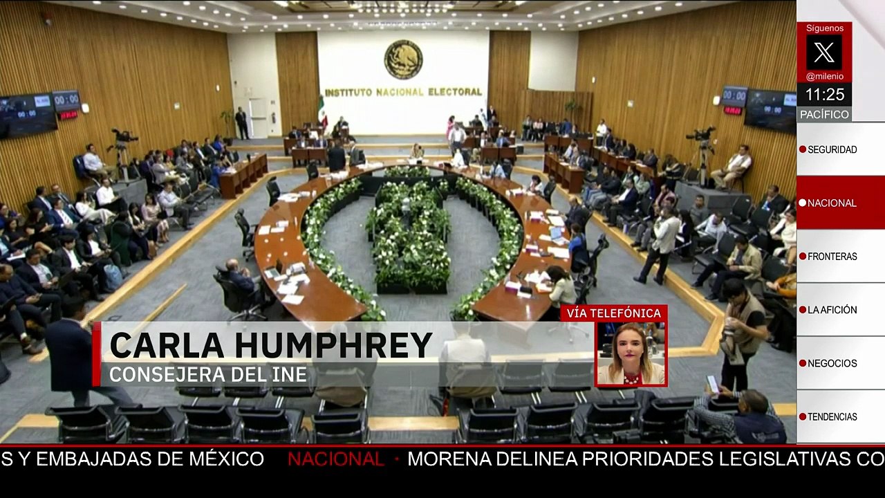 INE entrega propuestas para Reforma Electoral; Carla Humphrey fija postura