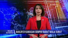 Banjir di Semper Barat Jakarta Utara Mulai Surut, Warga Tetap Waspada Hujan Susulan