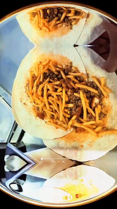 French Tacos 4 Viande & Sauce Gruyère & Frites. #BR3 #eating #tacos #Foodie #foodlover