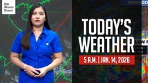 Today's Weather, 5 A.M. | Jan. 14, 2026