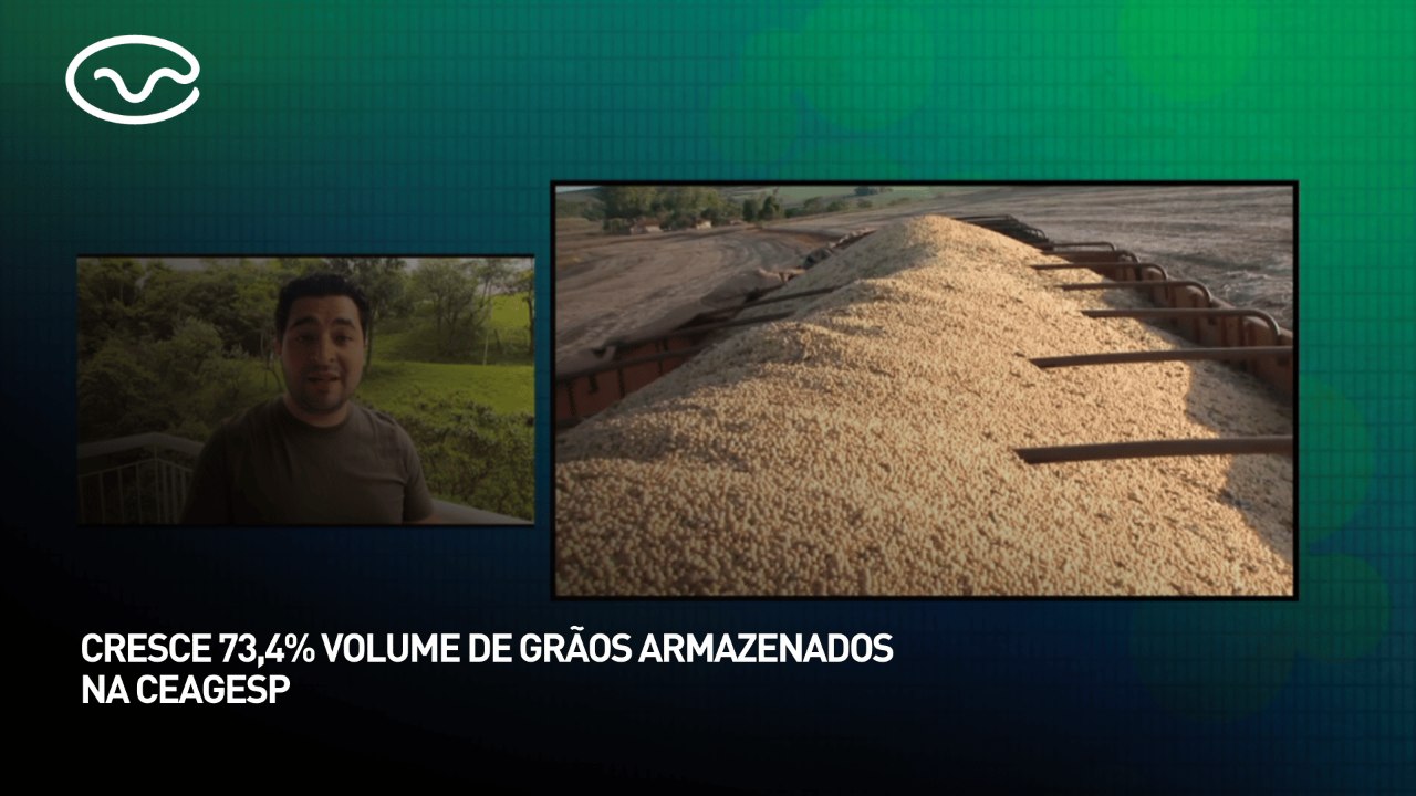 Cresce 73,4% volume de grãos armazenados na CEAGESP