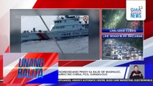 Bangka ng mga mangingisdang Pinoy sa Bajo de Masinloc, hinarang ng mga barko ng China; PCG, sumaklolo | Unang Balita
