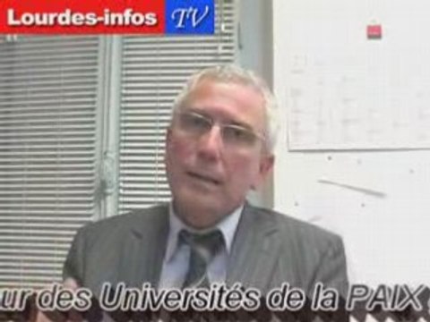 3 ème universitée de la paix à Lourdes