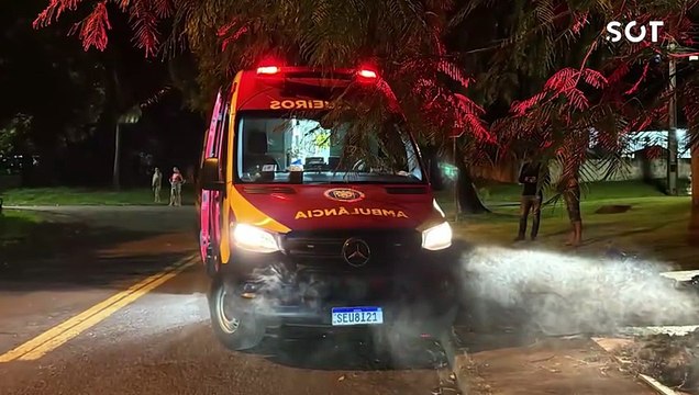 Homem de 49 anos é socorrido após agressão no Jardim Clarito, em Cascavel