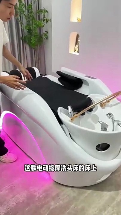 Light & Intelligent Electric Shampoo Bed for Professional Hairdressing RoomsDesigned for Thai Fumigation Head Treatment