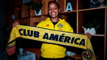 Geyse Ferreira llega a CDMX y ya porta los colores de América Femenil: "Estoy Feliz"