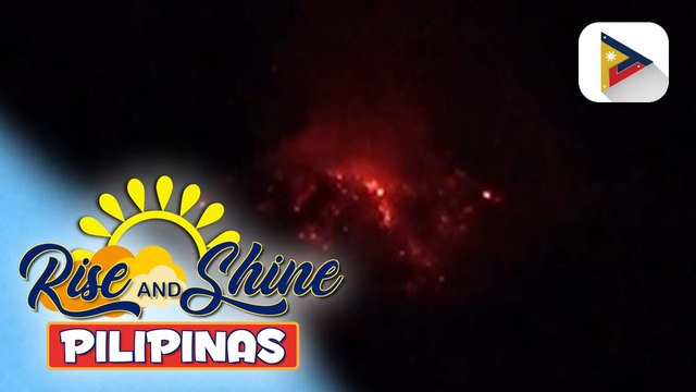 Lava fountaining, naobserbahan sa Bulkang #Mayon; Banta ng lahar flow, nananatili kung sakaling makaranas ng pag-uulan ayon sa Phivolcs | ulat ni Rod Lagusad