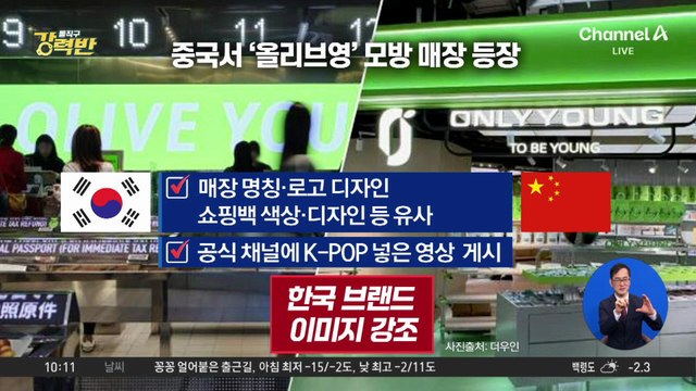 [돌직구 강력반]“올리브영 아니었어?”…中 모방 매장 ‘온리영’ 등장