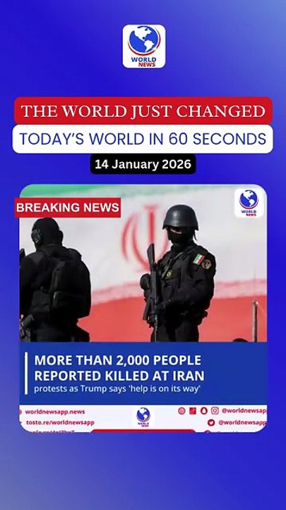 More than 2,000 people reported killed at Iran protests as Trump says 'help is on its way'
