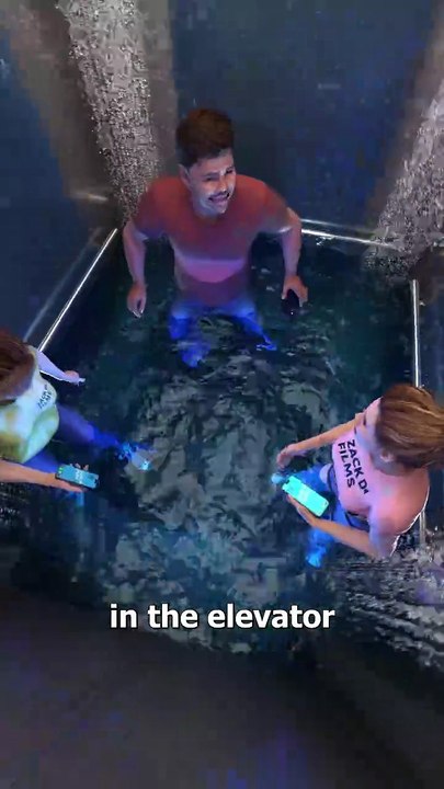 They Were Trapped In A Flooding Elevator