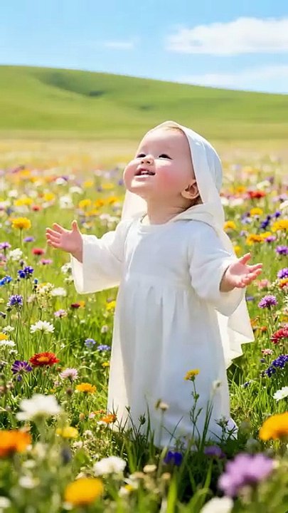 Cute baby angel