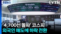 ’4,700선 돌파’ 코스피...외국인 매도에 하락 전환 / YTN