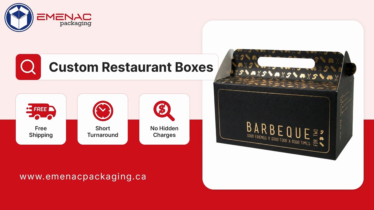 Smartly crafted restaurant boxes that support branding, customer information, and food safety