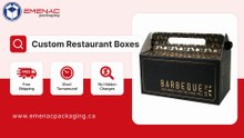 Smartly crafted restaurant boxes that support branding, customer information, and food safety