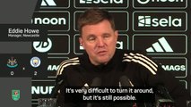 Newcastle will need 'magical moments' to overcome two-goal deficit - Howe