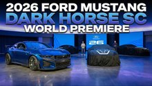 Weltpremiere | 2026 Ford Mustang Dark Horse SC: Leistung, Design, Technik
