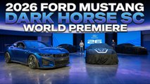 Weltpremiere | 2026 Ford Mustang Dark Horse SC: Leistung, Design, Technik