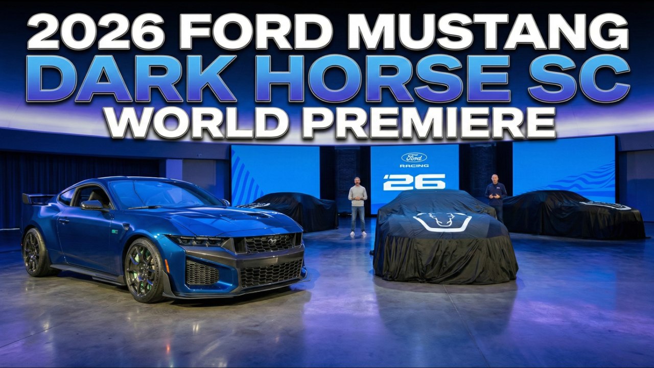 Weltpremiere | 2026 Ford Mustang Dark Horse SC: Leistung, Design, Technik