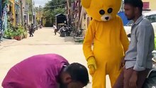 Yellow Teddy Bear Prank Gone Wrong! 😂"
