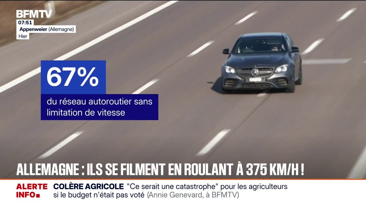 375km/h: comment les autoroutes allemandes sans limitation de vitesse sont devenues le terrain de jeu des influenceurs?