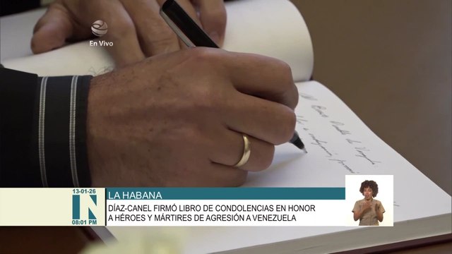 Diaz-Canel, presidente de CUBA, homenajea a las VÍCTIMAS en VENEZUELA por los ATAQUES de ESTADOS UNIDOS