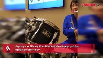 Japonya ve Güney Kore liderlerinden bateri şov! 'Ritmi yakalamaya çalıştık'