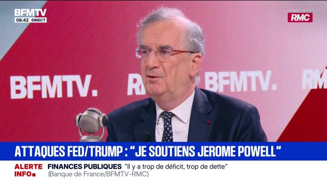 Attaques de Donald Trump contre la Fed: L'indépendance est pour le bien des citoyens, que ce soit aux États-Unis ou en France , affirme François Villeroy de Galhau, gouverneur de la Banque de France