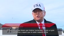Trump pide a Irán a "mostrar humanidad" mientras que el Gobierno iraní le acusa ante la ONU