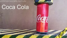 Soda can vs hydraulic press