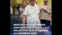 Menter Haji dan Umrah Pantau Pelaksanaan Diklat PPIH 2026 di Asrama Haji Pondok Gede