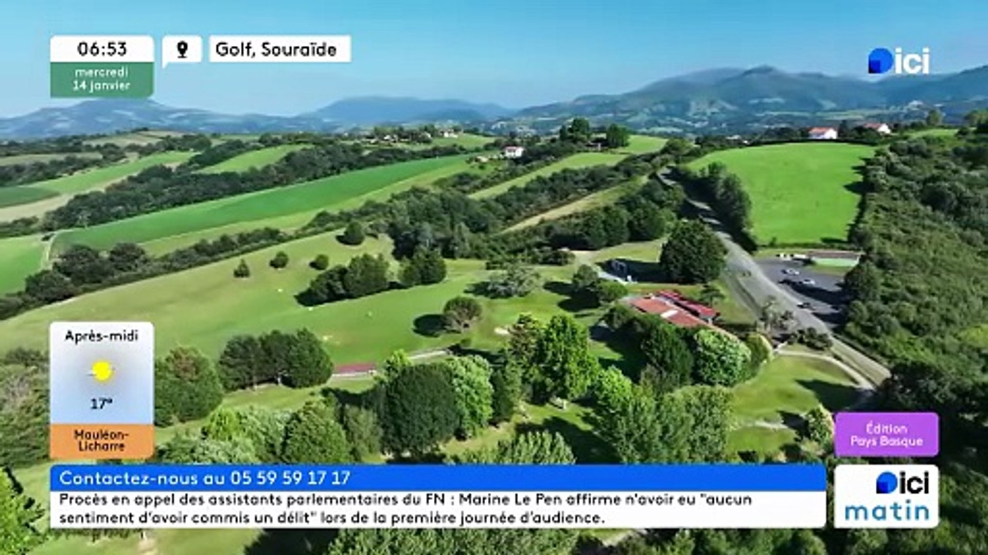 ⁣14/01/2026 - ici matin par ici Pays Basque en vidéo